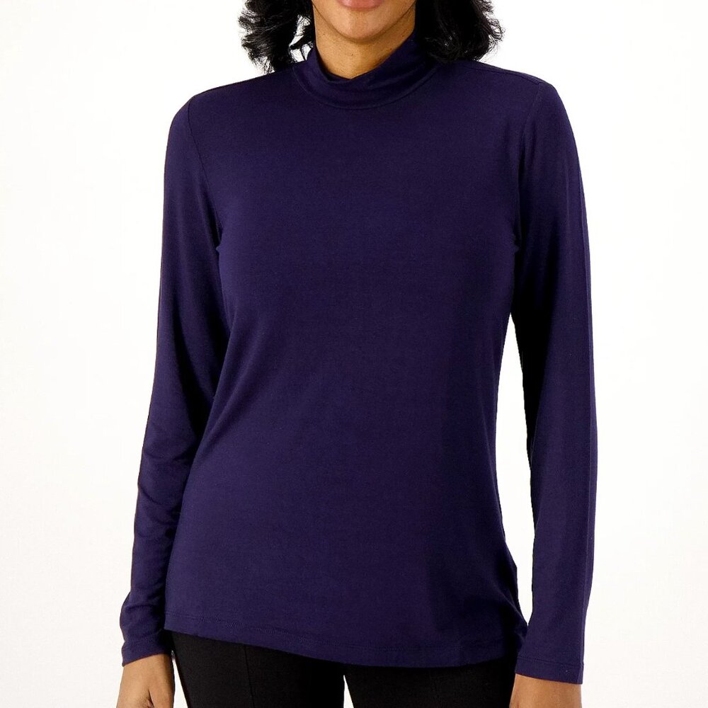 Day2Day by Duette NYC Long-Sleeve Mock-Neck Top  13406